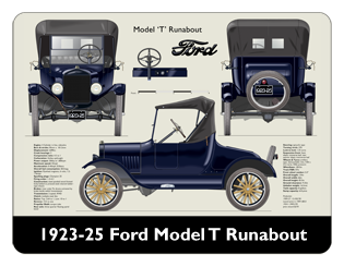 Ford Model T Runabout 1909-27 Mouse Mat